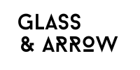 glass and arrow